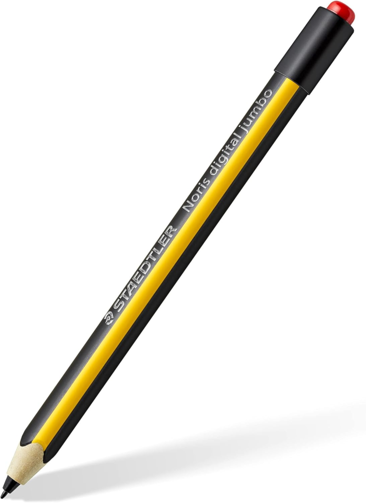 Staedtler Noris digital jumbo 180J 22, EMR Stylus avec une gomme numérique souple, Un Stylus pour une écriture numérique, pour dessiner et effacer sur un écran doté de la technologie EMR